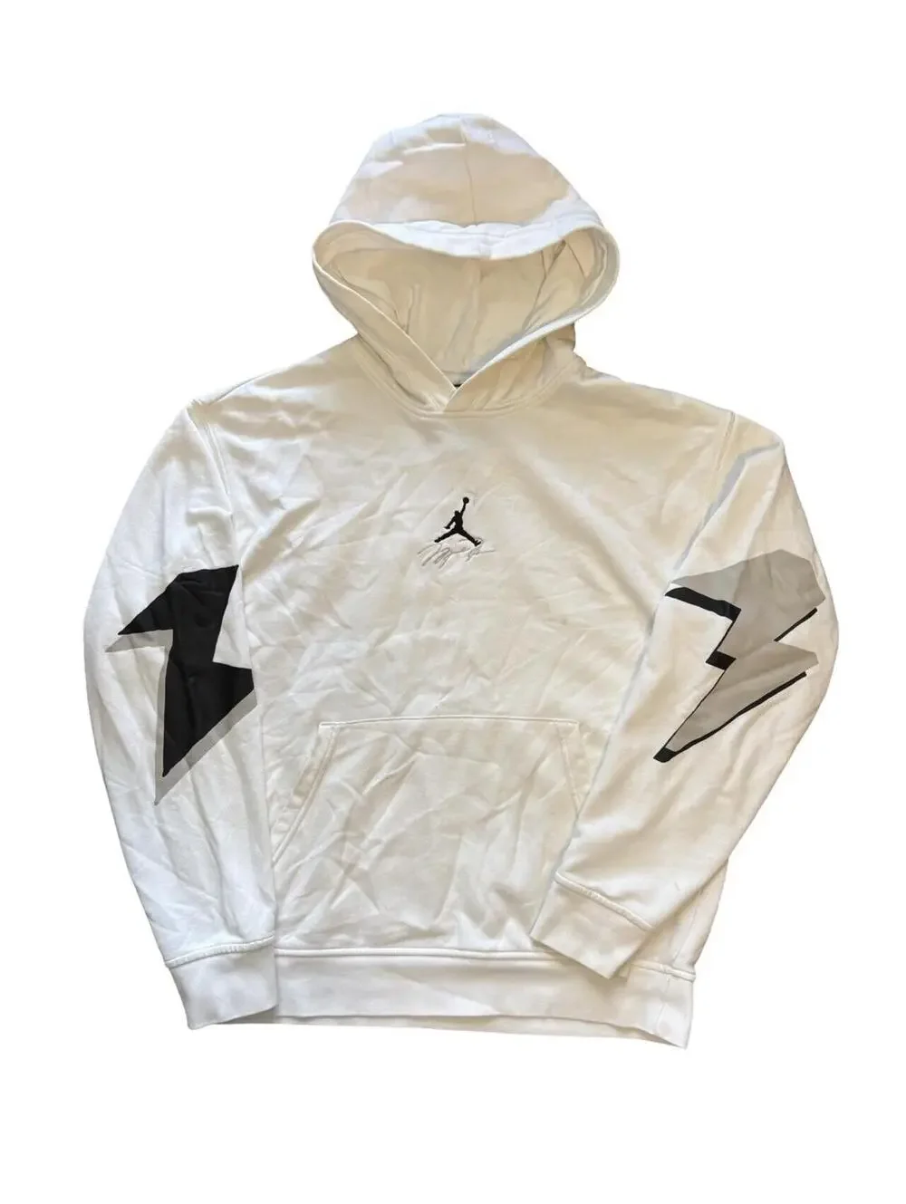 Jordan Essentials Men's Graphic Fleece Pullover Hoodie Size Medium FB7336-133